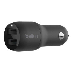 Chargeur auto Belkin 2 USB 24W CCB001BTBK | Smarty