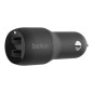 Belkin Chargeur allume-cigare 2 ports USB CCB001BTBK – 24 W Belkin Chargeur allume-cigare 2 ports USB CCB001BTBK – 24 W