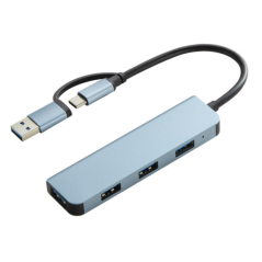 Hub USB-C 4-en-1 3xUSB 2.0 + USB 3.0 | Smarty