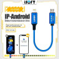 Câble intégré Sunshine ISOFT IS-003B – Lightning vers Micro USB