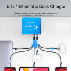 RELIFE RL-304N 6-Port Charger | Smarty