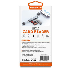 Lecteur de carte XSSIVE XSS-OTG18 USB 2.0 | Smarty