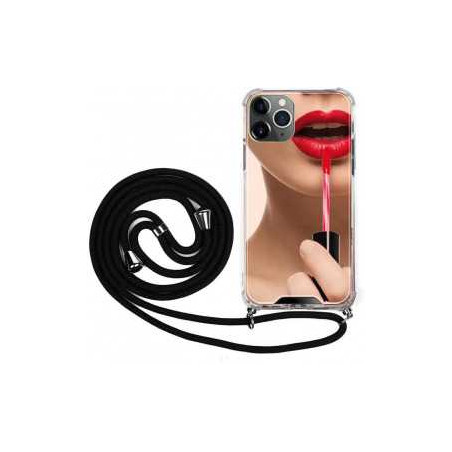 Coque en Silicone Protection en Miroir avec collier - iPhone - Audio R