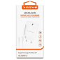 Chargeur rapide XSSIVE XSS-AC66NW – 25 W USB-C + câble USB-C/USB-C Chargeur rapide XSSIVE XSS-AC66NW – 25 W USB-C + câble USB-C/USB-C