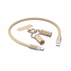 Devia USB-C to Lightning cable 27W 0.3 m gray