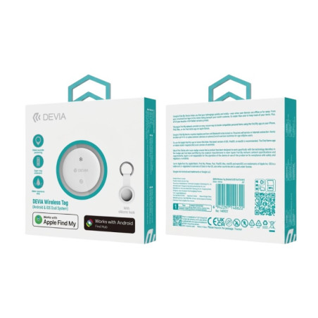 Tag localisateur Devia Find My Android Blanc | Smarty