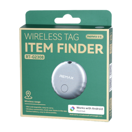 Localisateur d'objet Tag Sans Fil Remax RT-G2308 Compatible Android Find Hub