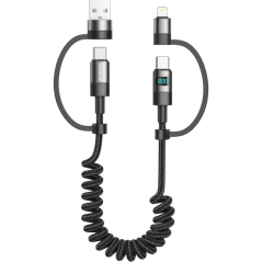 Câble XSSIVE 4-en-1 1,5 m avec écran | Smarty