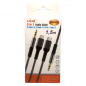 Câble Audio 3 en 1 Jack 3.5mm / Lightning Mâle / USB-C / Jack 3.5mm Nylon Tressé 1.5m LinQ AV9034 Câble Audio 3 en 1 Jack 3.5mm / Lightning Mâle / USB-C / Jack 3.5mm Nylon Tressé 1.5m LinQ AV9034