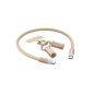 Câble lanière 2-en-1 USB-C vers USB-C Devia Extreme Speed – 60 W 0,3 m Noir Câble lanière 2-en-1 USB-C vers USB-C Devia Extreme Speed – 60 W 0,3 m Noir