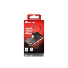 NGS iHub4 Tiny 4-Port USB Hub Black | Smarty