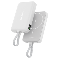 XSSIVE 10,000mAh power bank USB-C white