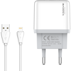 Chargeur duo USB 2,1A XSSIVE XSS-AC54-IP | Smarty