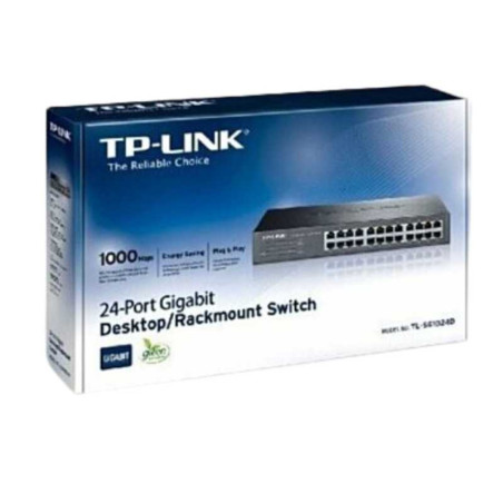 TP-Link Commutateur Réseau Armoire TL-SG1024D 24P Gigabit — 