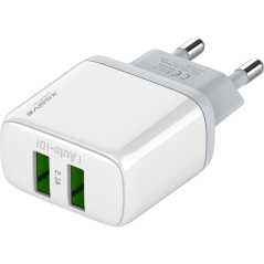 Dual USB 2.1A Charger XSSIVE XSS-AC54 White