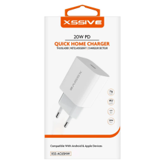 Chargeur USB-C 20W XSSIVE XSS-AC65NW | Smarty