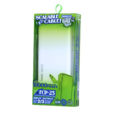 Batterie externe REMAX FCP-25 10 000 mAh Vert | Smarty