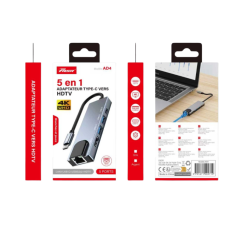 Adaptateur Type-C 5-en-1 FASR AD4 | Smarty