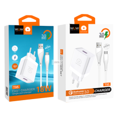 Kit chargeur USB Micro-USB WUW T95 18W