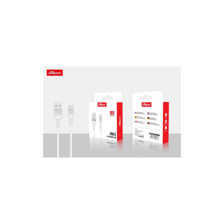 Câble USB / Type-C 2.4A FASR FS-CA3T - 1M - Blanc - Audio Ref A3303 |