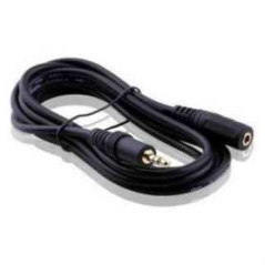 Câble d'extension Audio 3,5 mm Mâle vers femelle - 1.5M - Noir | Smarty Paris