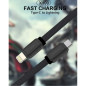 Câble WUW X199 – USB-C vers Lightning 27W Noir Câble WUW X199 – USB-C vers Lightning 27W Noir