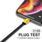 Câble USB-C vers Lightning WUW X199 – Jaune, 27 W