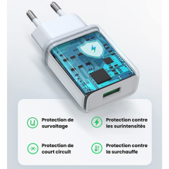 Realme chargeur original 18W blanc | Smarty