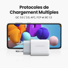 Realme chargeur original 18W blanc | Smarty