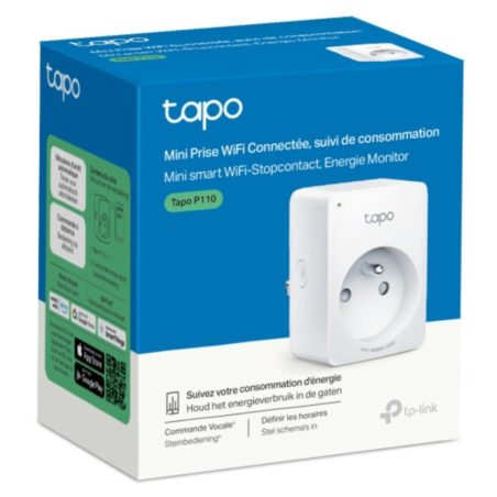 Prise connectée TP-Link Tapo P110 – Wi‑Fi avec suivi d'énergie
