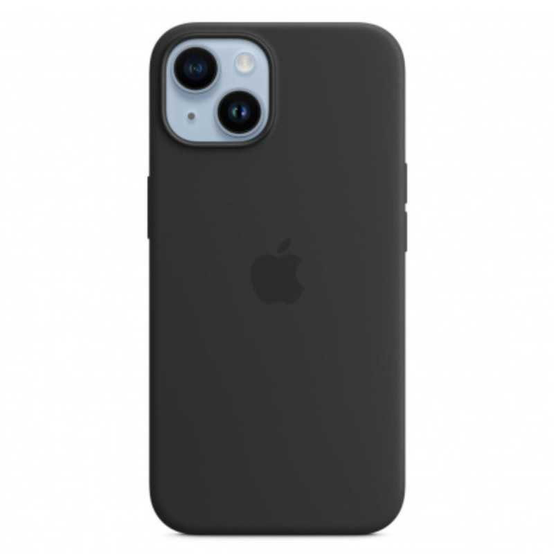 Coque en Silicone avec MagSafe iPhone 14 Minuit (Apple) — Apple · Smarty Paris 18e