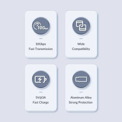 Adaptateur USB vers USB-C Orico AH-AC10 | Smarty