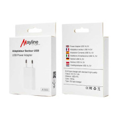 Adaptateur Secteur USB 5W (Mayline) | Smarty Paris 18e