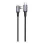Câble tressé XSSIVE XSS-BR1MCC – USB-C vers USB-C, 60 W, 1 m, 90° Câble tressé XSSIVE XSS-BR1MCC – USB-C vers USB-C, 60 W, 1 m, 90°