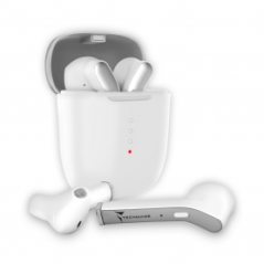 Ecouteurs Bluetooth EarBuds Techmade TM-HP020-WH avec Boitier de charg