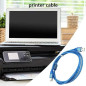 USB 2.0 Printer Cable A Male to B Male – 3m Blue USB 2.0 Printer Cable A Male to B Male – 3m Blue