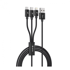 Devia Gracious Series 3-in-1 Cable 5V 3A 1.2 m