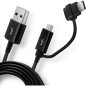Samsung 2-in-1 USB Cable EP-DG950DBE – Micro-USB and USB-C 1.2m Black Samsung 2-in-1 USB Cable EP-DG950DBE – Micro-USB and USB-C 1.2m Black