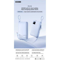 REMAX FC-13 10,000mAh Power Bank Blue | Smarty