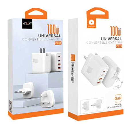 Adaptateur Secteur 2 Ports USB + 2 Type-C + 3 | Smarty Paris