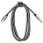 Câble audio LinQ USB-C vers jack 3,5 mm - 1,5 m nylon tressé TPC3518 Câble audio LinQ USB-C vers jack 3,5 mm - 1,5 m nylon tressé TPC3518