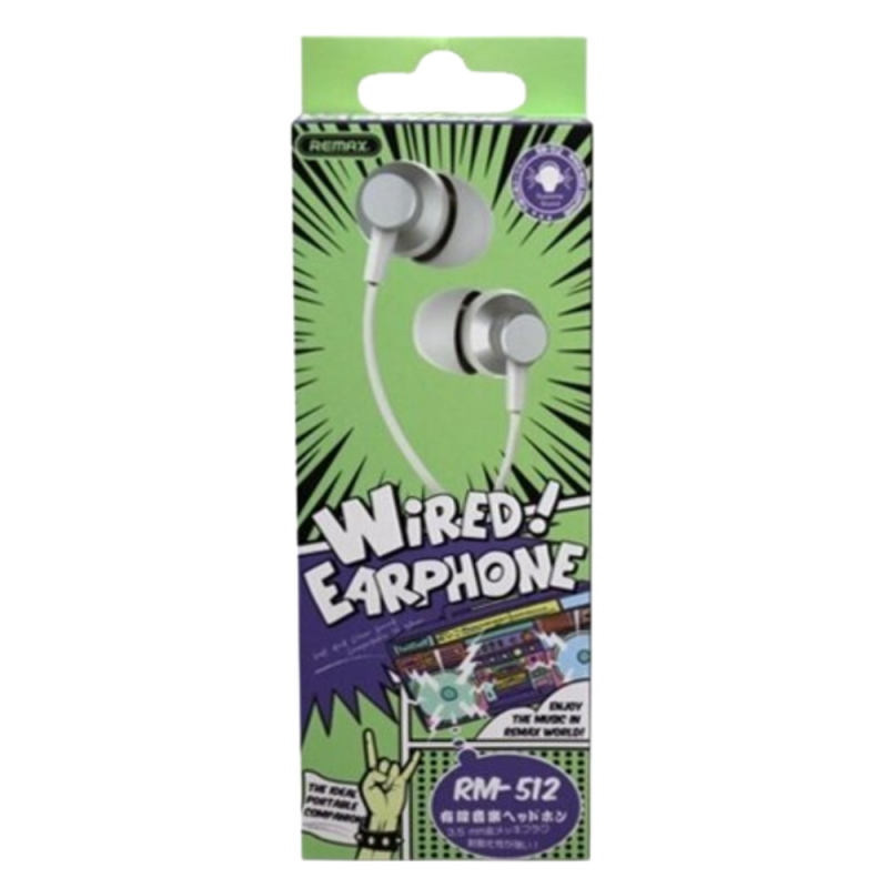 Ecouteurs Filaires Jack en métal Remax RM-512