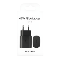 Adaptateur Secteur Type-C Samsung 45W Noir - Retail Box (Ori