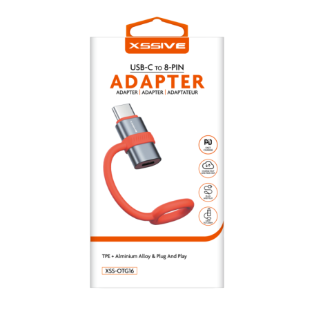 Adaptateur OTG XSSIVE XSS-OTG16 – USB-C/Lightning