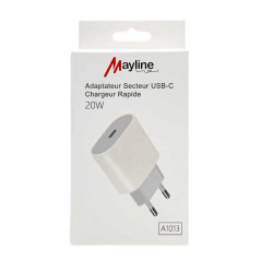 Chargeur secteur USB-C Mayline 20 W | Smarty