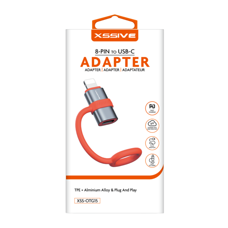 Adaptateur OTG Lightning/USB-C XSSIVE XSS-OTG15 Adaptateur OTG Lightning/USB-C XSSIVE XSS-OTG15