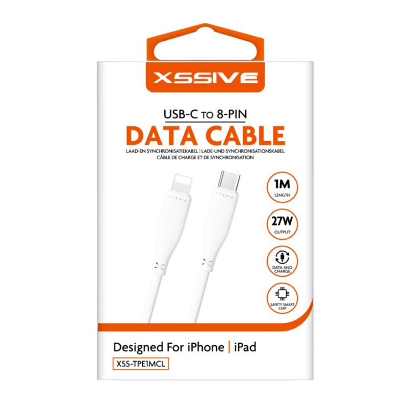 Câble de charge XSSIVE XSS-TPE1MCL – USB-C/Lightning 1 m Câble de charge XSSIVE XSS-TPE1MCL – USB-C/Lightning 1 m