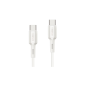 Câble USB-C/USB-C XSSIVE XSS-PVC100CC – 1 m Blanc Câble USB-C/USB-C XSSIVE XSS-PVC100CC – 1 m Blanc