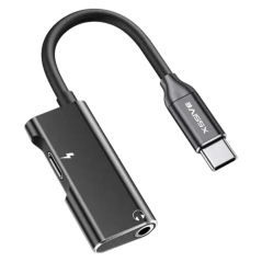 XSSIVE 2-in-1 Type-C 3.5mm Audio Adapter