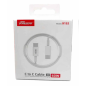 Cable FASR FS-T429 USB-C / USB-C – 60W, 1m, White Cable FASR FS-T429 USB-C / USB-C – 60W, 1m, White